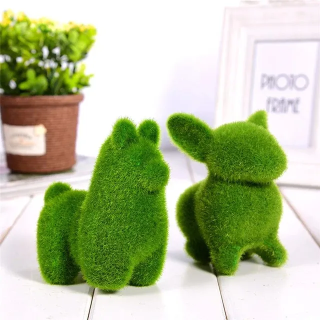 Easter moss decorations