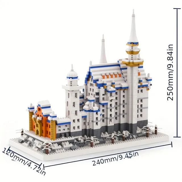 Miniaturní Svět Architektura Labutího Hradu