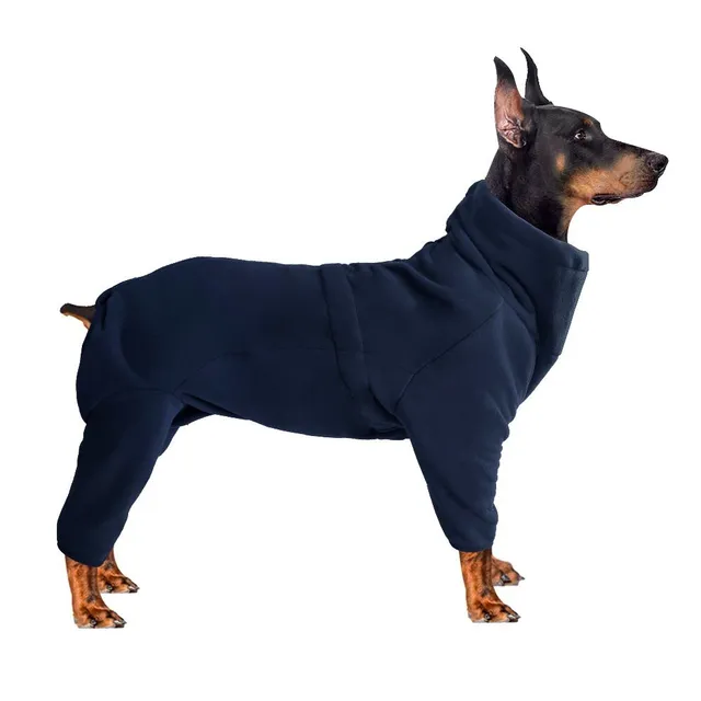 Mono de invierno para perros - aislamiento completo contra el frío, ropa ajustable para el hogar, paseos al aire libre