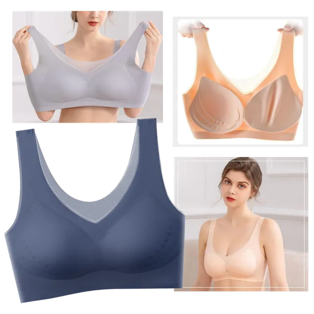 Ultrathin seamless bra made of ice silk