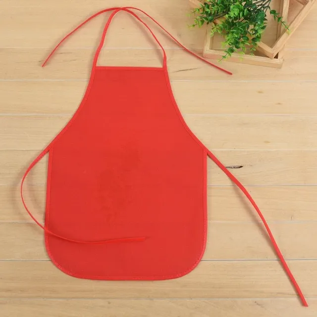 Baby waterproof single color apron Noah