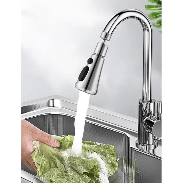 Single-hole attachment for kitchen faucet