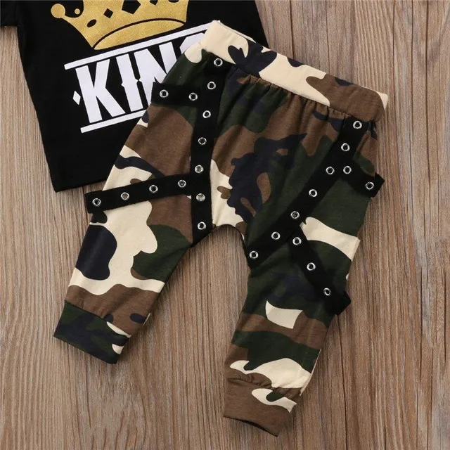 Boys camouflage street set King