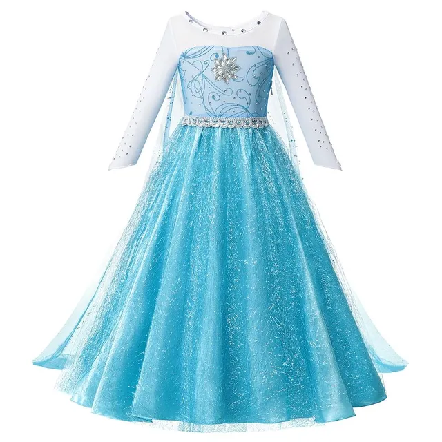 Robe magnifique pour fille Elsa