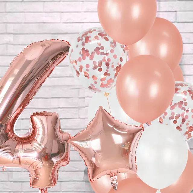 Zestaw doskonałych balonów imprezowych w różnych kolorach