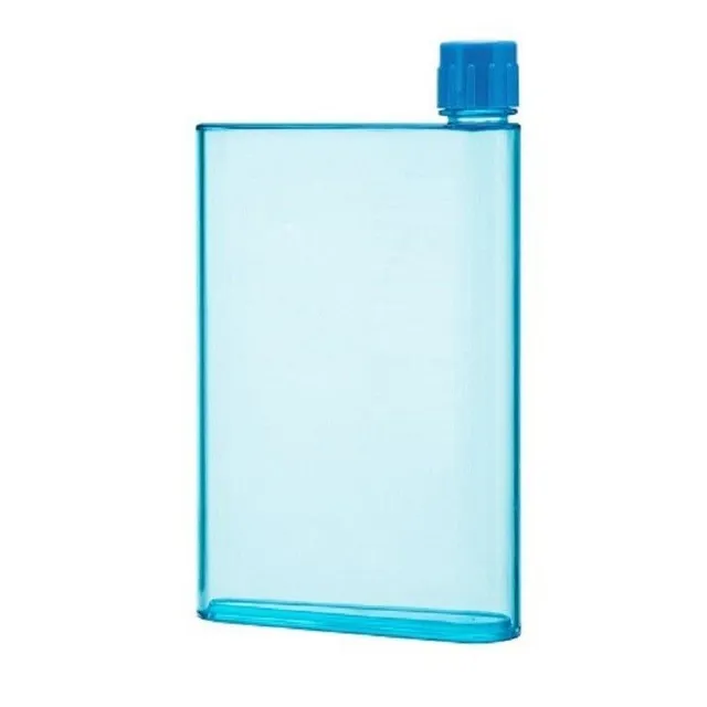 Flat travel bottle