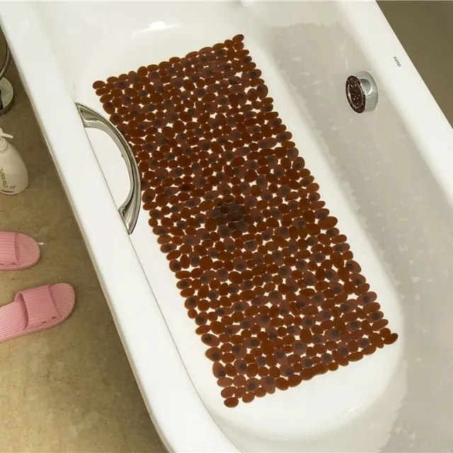 Proslip mat with suction cups for the bathroom