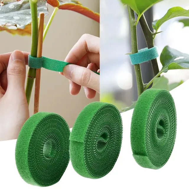 Praktická páska ze suchého zipu - pro připevnění a zpevnění rostlin nejen na vaší zahradě