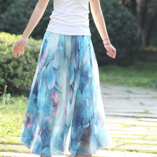 Women's Airy Summer Long Skirt