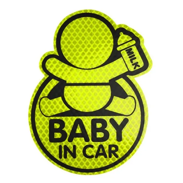 Reflective sticker for Baby in car