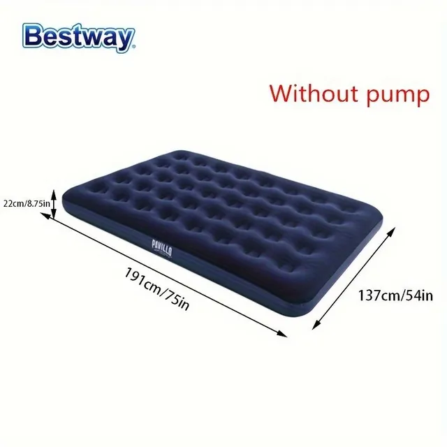 1ks Soft Air Mattress, Wet Washer To Stan, Prenosné Air Bed for Travel, Kemping, Domáce použitie