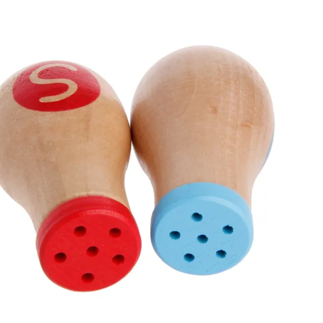 Wooden set of toys for children - Salt and pepper