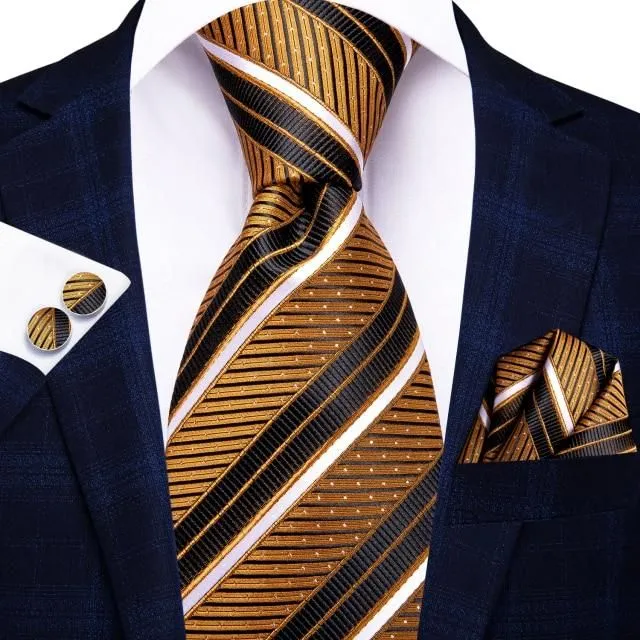 Luxusná pánska kravata z hodvábu sn-3334