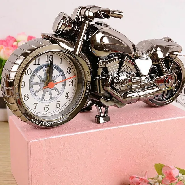 Alarm clock in the form of a motorbike