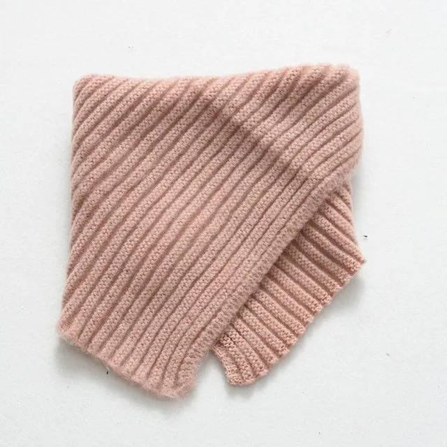 Children's knitted striped scarf Clarke ruzova