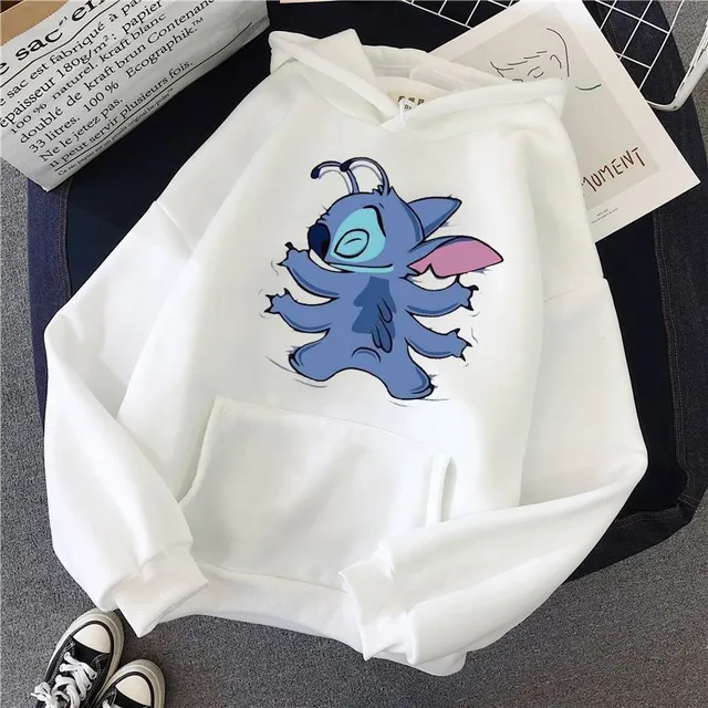 Női sportos pulóver Stitch