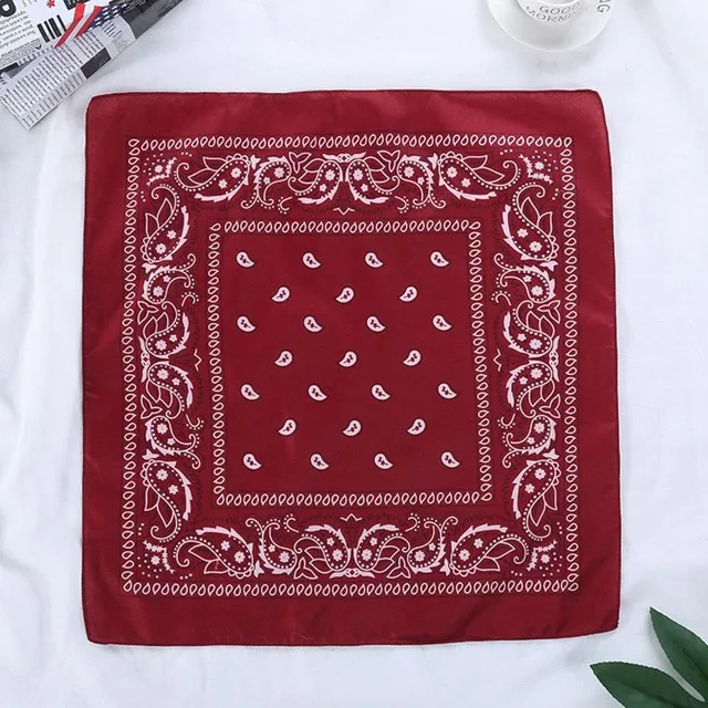 Foulard bandana en coton unisexe stylé en plusieurs coloris Aristote