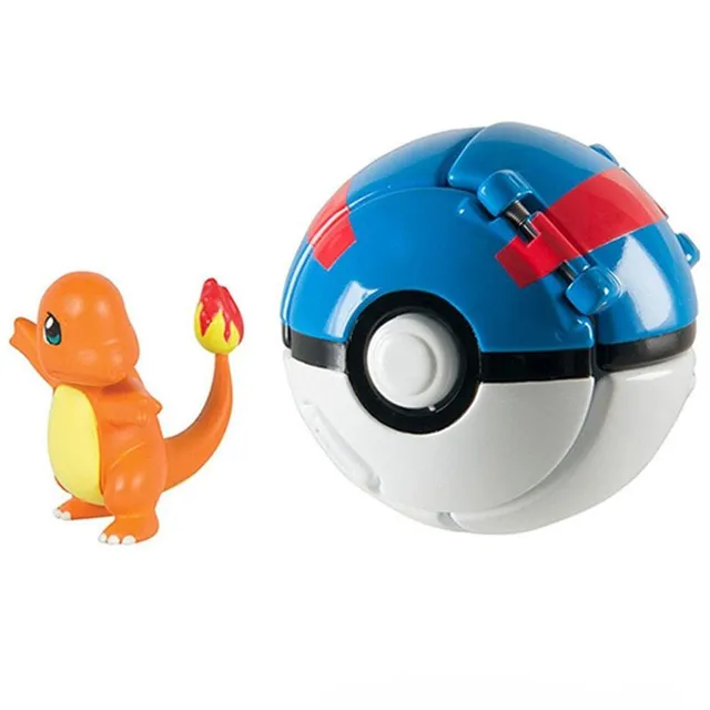 Pokémon with throwing opening pokébal - various types