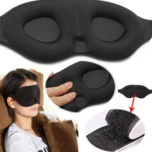 Mască de ochi 3D moale și confortabilă pentru somn