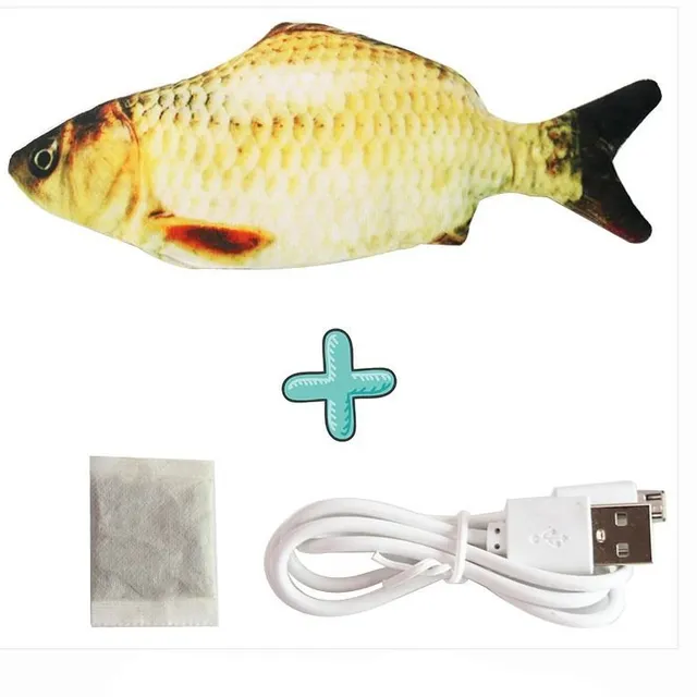 Fish Shaped Rechargeable Cat Toy - Interactive Cat Toy