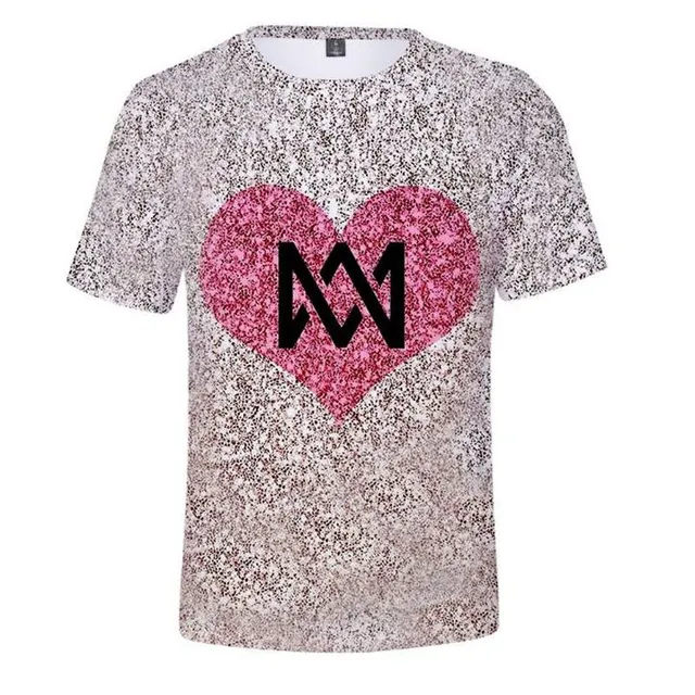 Modern 3D T-shirt for Marcus Martinus fans 018 XXS