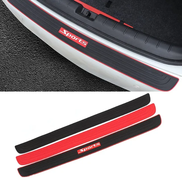 Protective strip for car bumper