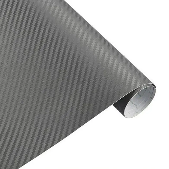 Folie de carbon 3D - 11 culori, 30x127 cm grey
