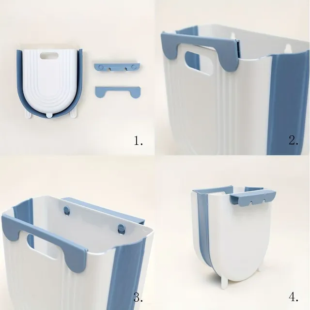 Practical storage trash can for the kitchen