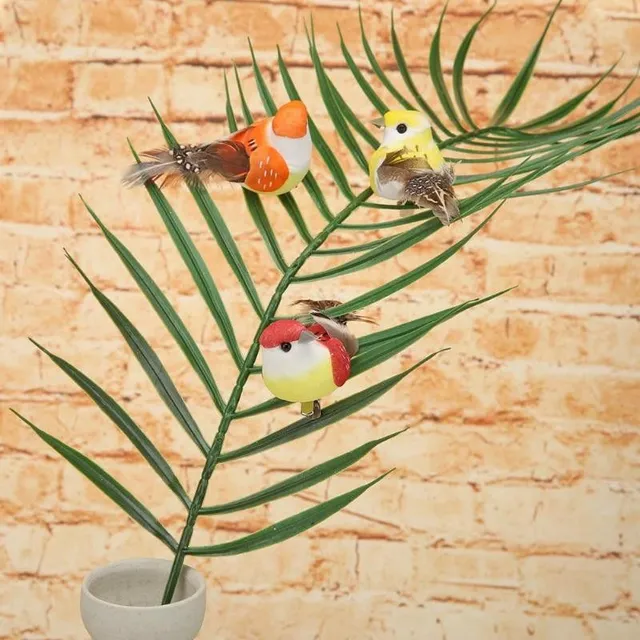 Oiseaux décoratifs 12 pcs