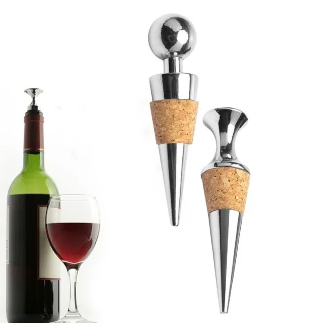 Stainless steel bottle stopper