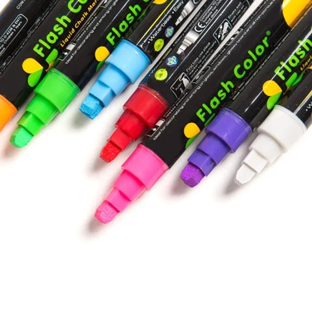 Fluoreszkáló színű highlighter - 8 színben