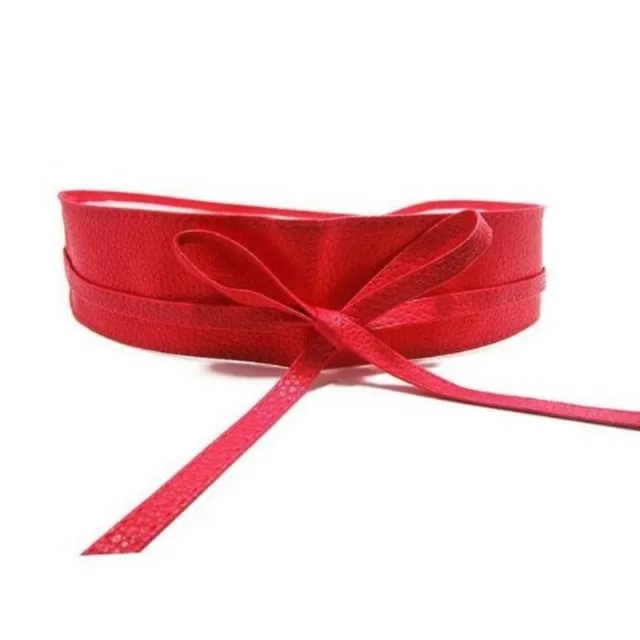 Stylish wide tie belt - 6 colours