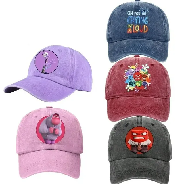 Stylish baby cap in various with characters from a fairy tale in the head 2 - Inside Out 2