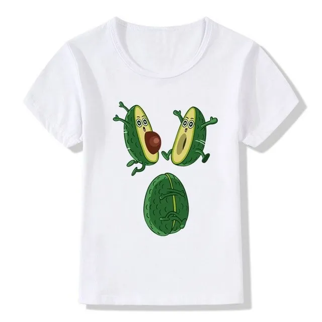 Tricou pentru copii cu avocado Rebecka