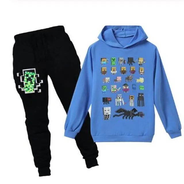 Minecraft children's gaming tracksuits