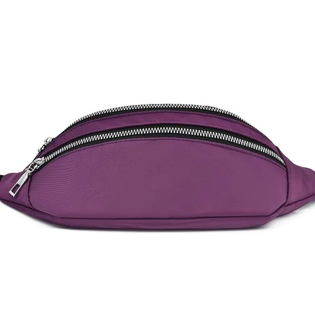 Women's fashion kidney bag with a simple look and double fastening