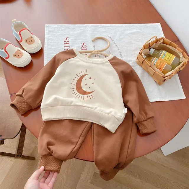 Menoea Girls' Set 2023 Jesień Nowy casual dziewczyny okrągłe