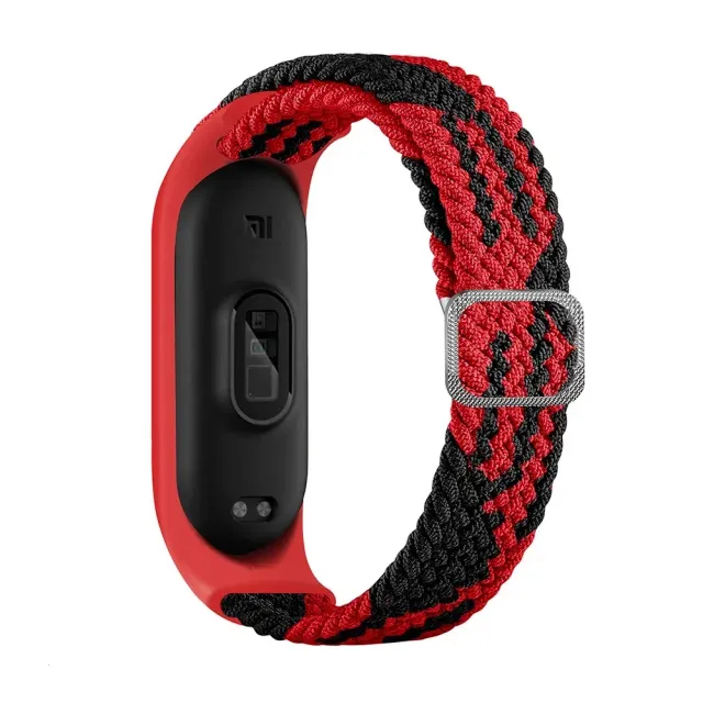 Adjustable elastic belt for Xiaomi Mi Band 7, 6, 5, 4, 3 - Comfortable textile bracelet