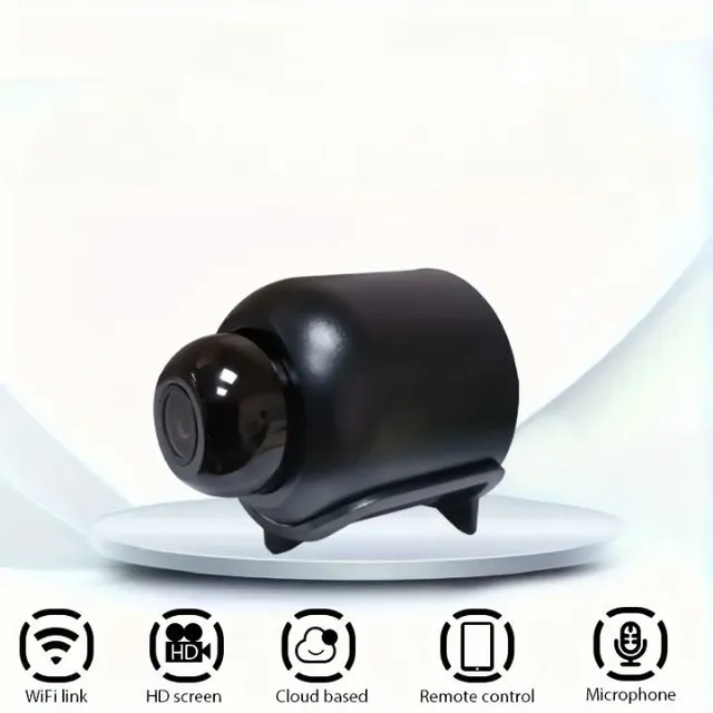 WiFi security camera with night vision and motion detection - Wide area, remote access