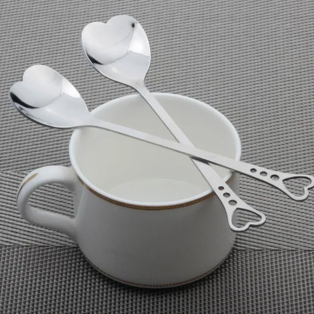 Heart-shaped spoons 10 k