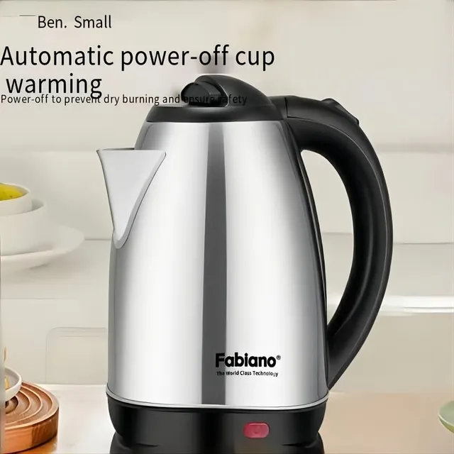 Electric kettle European style, stainless steel, large capacity, fully automatic