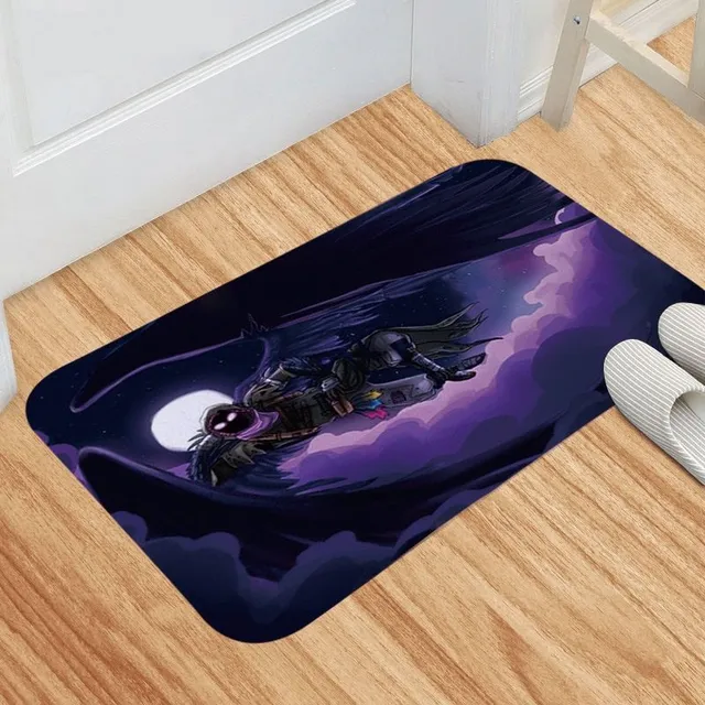 Stylish anti-slip mat with computer game motif DD001-18