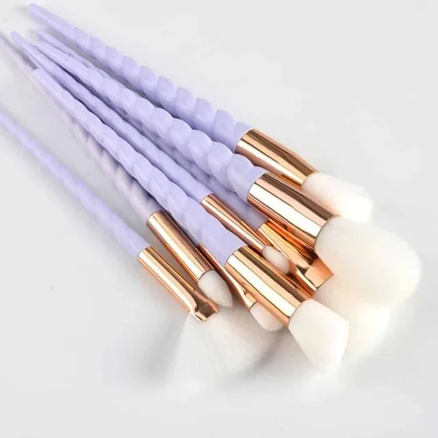 Set of brushes for makeup (10 pcs)