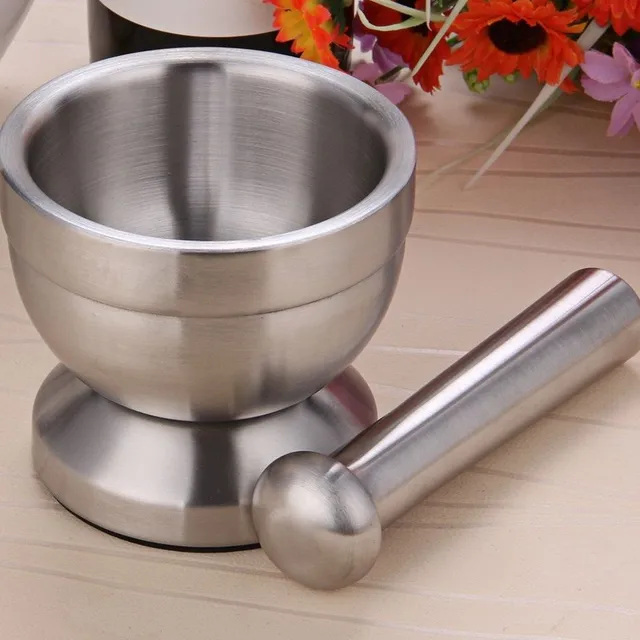 Stainless steel mastiser with hammer