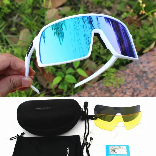 Polarized cycling glasses - Sports glasses for road and mountain cycling