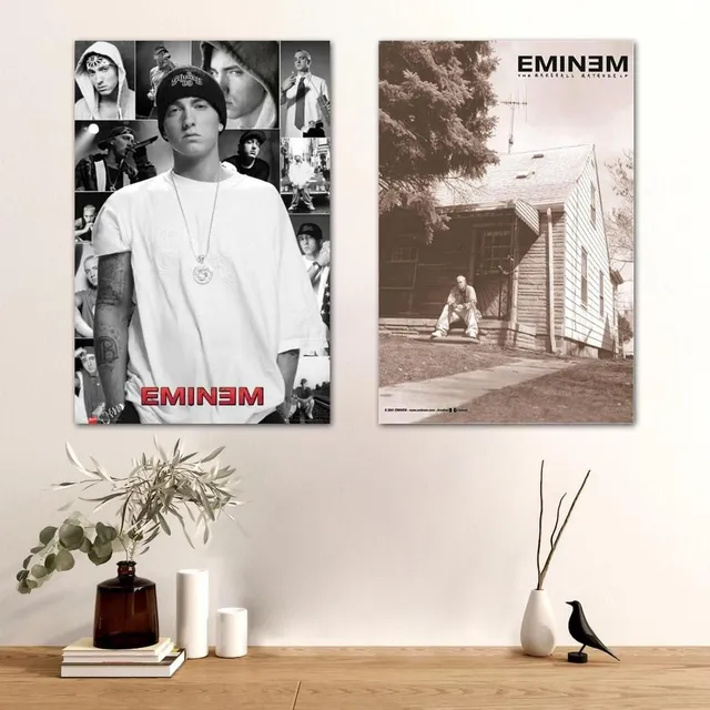 Poster pe pânză cu motivul rapperului preferat EMINEM - diferite dimensiuni