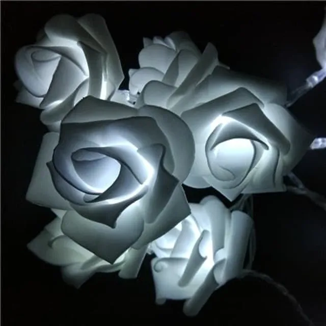 Ghirlandă luminoasă cu LED-uri Trandafiri | 1,5 m
