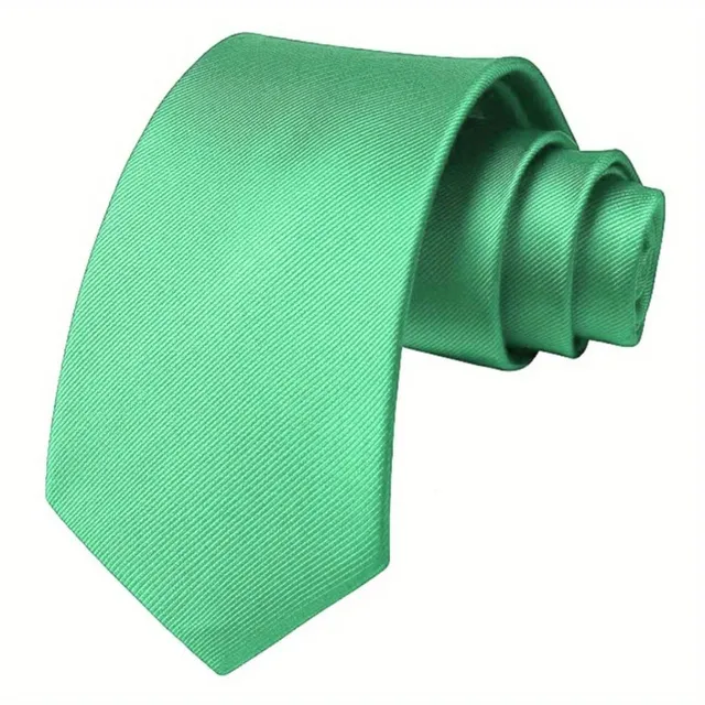 Men's single-color tie suitable for business meetings, weddings and balls