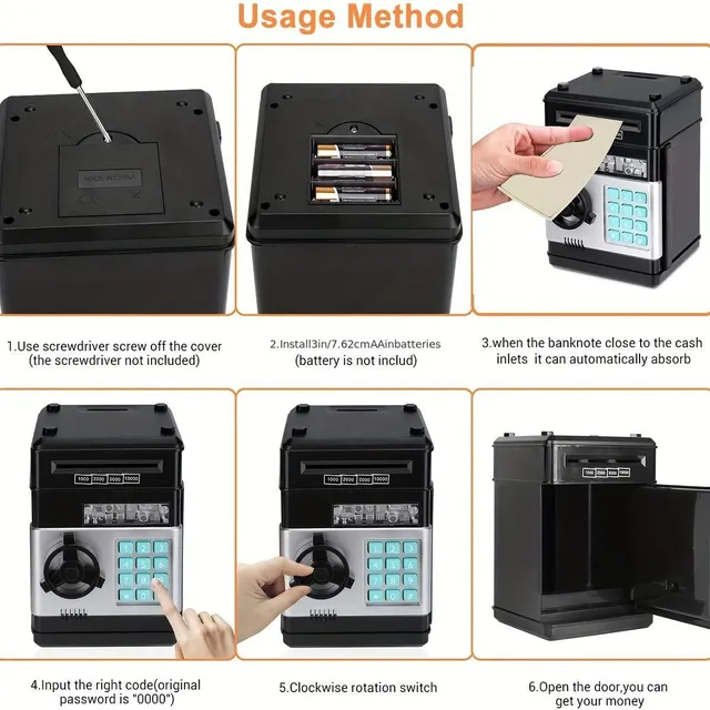 Electronic cash register in the style of an ATM for children