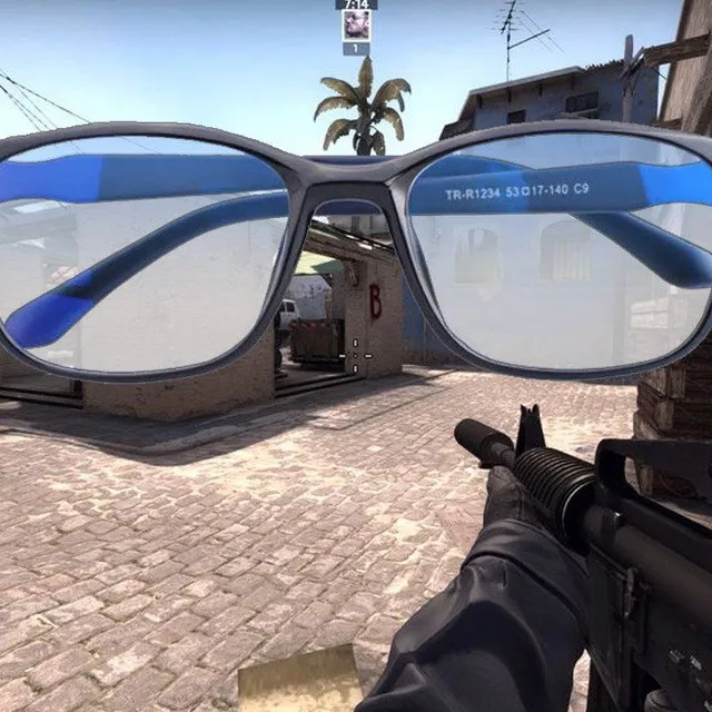 Blue light protective glasses for video gamers